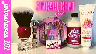 Zingari man quot the Gentquot soapamp splash 26mm Starwisp brush Yaqi knights Helmet razor Nacet blade [upl. by Wain]