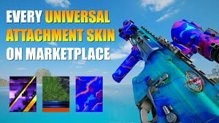 Every Universal ATTACHMENT Skin On R6 MARKETPLACE Y9S1 [upl. by Paugh41]