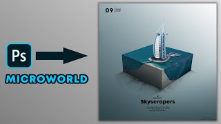 Create Microworld in photoshop like Benny Production  Skyscrapers Photoshop Microworld [upl. by Nivrek269]