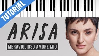 TUTORIAL Arisa  Meraviglioso Amore Mio  Piano Tutorial con Synthesia [upl. by Rutan]