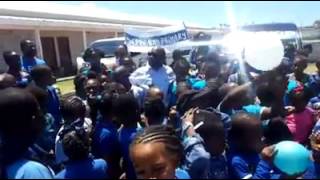 Dr Denzil Douglas Celebrates With Dieppe Bay Primary School [upl. by Isobel]