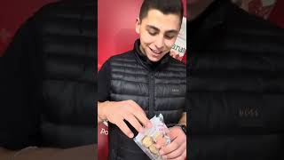 Guys trying poeme biscoff yogurt numnums and Big M review [upl. by Oremor350]