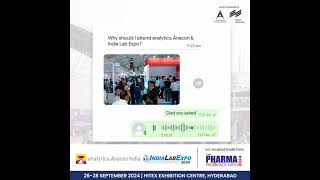 All reasons to attend  analytica Anacon India amp India Lab Expo 2024  Bigger Than Ever [upl. by Fitts]