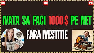 INVATA SA FACI 1000  PE NET FARA INVESTITIE [upl. by Christie]