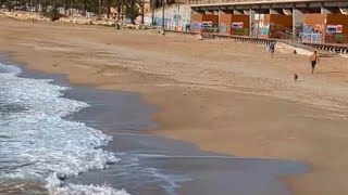 Tarragona Spain  Beautiful beach of Spain [upl. by Akeme137]