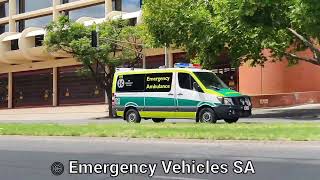 SA Ambulance MercedesBenz Sprinter responding [upl. by Sherl]