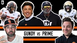 S3E22  OkState vs Colorado Preview  Gundy vs Prime Ollie Gordon vs Travis Hunter [upl. by Amadas]