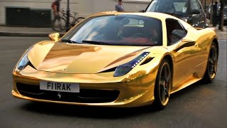 The GOLD cars of London [upl. by Ylenaj]