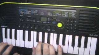 I play a little Casio SA46 keyboard [upl. by Nuahsyd]