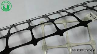 PP biaxial geogrid [upl. by Lemrej]