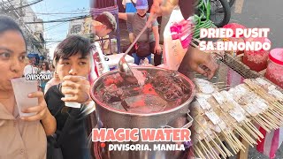 Magic Water sa Divisoria at Dried Pusit sa Binondo [upl. by Sigrid]