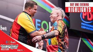 BACK FROM THE BRINK  Day One Evening Highlights  2024 International Darts Open [upl. by Atillertse]