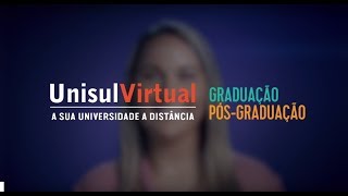 UnisulVirtual Aulas 100 a distância para você realizar seu sonho [upl. by Ellenahs]