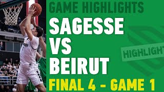 Highlights Sagesse vs Beirut  Final 4  Game 1  30 April 2024 [upl. by Akima]