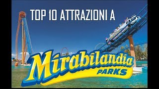 Top 10 Attrazioni a Mirabilandia [upl. by Akcira]