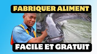 VOICI COMMENT JE FABRIQUE LALIMENT POISSON FLOTTANT ET GRANULE A BRAZZAVILLE pisciculture [upl. by Aiciled379]