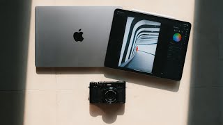 Photo Editing  MacBook Pro 14 vs iPad Pro M1 Which is better [upl. by Ahsyekal611]