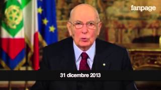 Napolitano dalle lacrime del 2013 ad oggi [upl. by Poree]