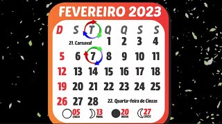 🦉7022023  calendário animado [upl. by Sonahpets]