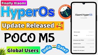 Finally POCO M5 HyperOs 1020 Update New Features ✅Release Global Users amp India Date 🔥 [upl. by Warrenne]