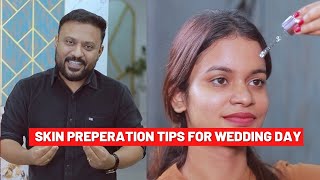 Skin Preperation for Wedding  Chicnutrix Outshine  Vikas Vks Makeup Artist Kerala [upl. by Ettennej245]