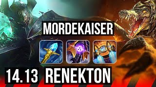 MORDEKAISER vs RENEKTON TOP  1000 games 42k DMG  VN Grandmaster  1413 [upl. by Sean231]