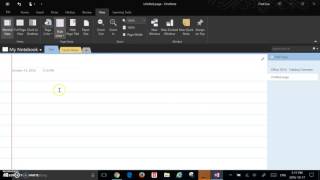 OneNote 2016  Rule LinesPage Colour [upl. by Edmonda580]