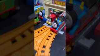 Crystal Cave Thomas vs Salty  Thomas and Friends  Toys for Kids  All Engines Go short thomas [upl. by Euqirrne215]