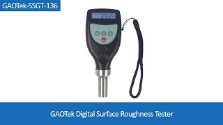 Tutorial on calibrating our Digital Surface Roughness Tester  GAOTek [upl. by Claudetta]