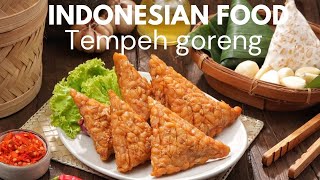 Indonesian Food Crispy and Nutritious Snack Tempeh GorengFood Video [upl. by Ephrayim125]