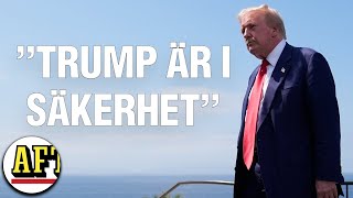 Skottlossning nära Trump ”Finns alltid ett hot” [upl. by Giorgia]