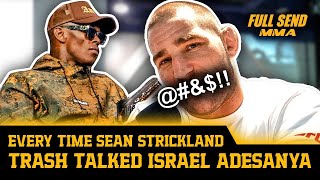 SEAN STRICKLAND TRASH TALKING ISRAEL ADESANYANA COMPILATION [upl. by Nanah455]