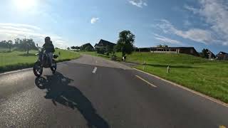 GoPro11 an Kymco DTX  240624 SunsetRide [upl. by Incrocci]