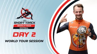 Day 2 World Tour Session  Montreal 2024  ShortTrackWorldTour [upl. by Wat]