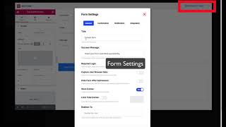 MetForm Create a Form from Scratch [upl. by Kermy]