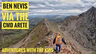 BEN NEVIS via the CMD ARETE  ADVENTURES WITH KIDS [upl. by Ronoel]