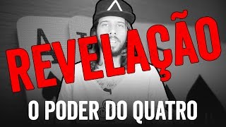 REVELAÇÃO O PODER DO QUATRO Curso de Mágicas com Baralho 10 [upl. by Dorise]