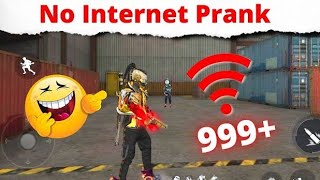 NO INTERNET PRANK IN LONE WOLF  FREE FIRE LONE WOLF [upl. by Irrok]