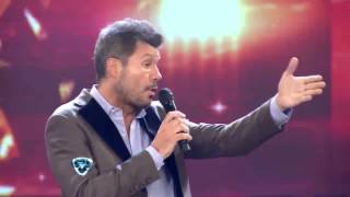 Showmatch 2014  ¿Nacha Guevara se enojó con Tinelli [upl. by Corwun]