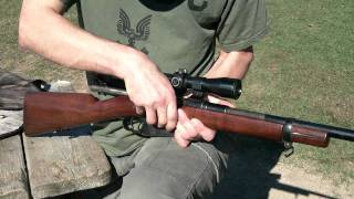 lightspeed shooting his grandpas 1891 German Mauser 765 x 53 Argentine bolt action rifle [upl. by Aikemit]