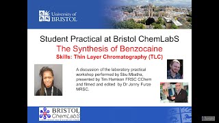 The Synthesis of Benzocaine Part 4 Thin Layer Chromatography TLC [upl. by Ceciley]