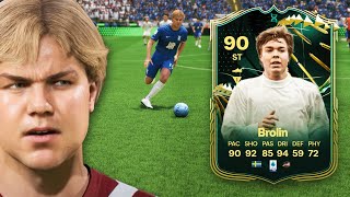 90 SUPER POWERS EVOLUTION TOMAS BROLIN PLAYER REVIEW  EA FC 24 ULTIMATE TEAM [upl. by Nerdna]