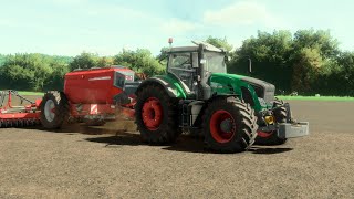 Farming Simulator 22  Map HORSCH AgroVation  65 Sowing canola FENDT 936 Work on BGA Xerion 5000 [upl. by Nedyrb]