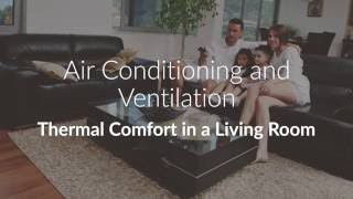 Simulation for HVAC System Design Thermal Control of a Living Room [upl. by Pfeffer98]