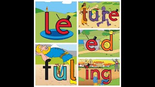 Letterland Alphabet Phonics Sounds amp Games  Digraphs and Trigraphs ture ful el ing ed [upl. by Louanna274]