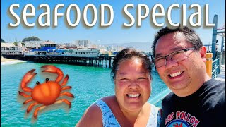 Redondo Beach Pier Seafood Eats [upl. by Krever396]