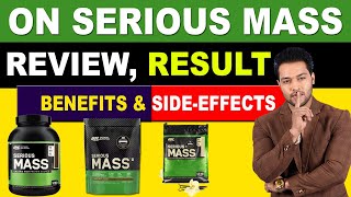 ON Serious Mass Gainer Review  ON Serious Mass Gainer Result  on serious mass gainer how to use [upl. by Yretsym642]