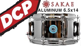 Video Demo Sakae Aluminum Snare Drum 14x65 [upl. by Aribold]