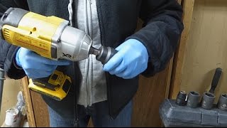 impact wrench hog ring vs pin detent dewalt [upl. by Notffilc]