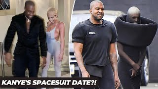 Kanye West Wears Spacesuit on 4th of July Museum Date with Bianca Censori [upl. by Polk]